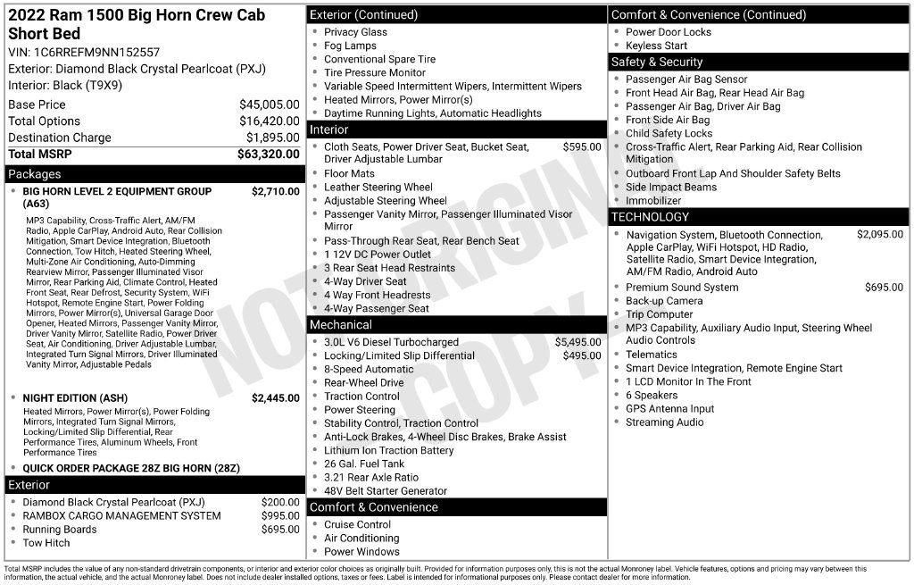 Used 2022 RAM 1500 Big Horn RWD image 5