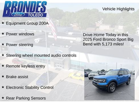 Used 2025 Ford Bronco Sport Big Bend AWD/4WD image 5