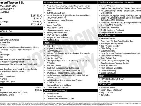 Used 2019 Hyundai Tucson SEL FWD image 27