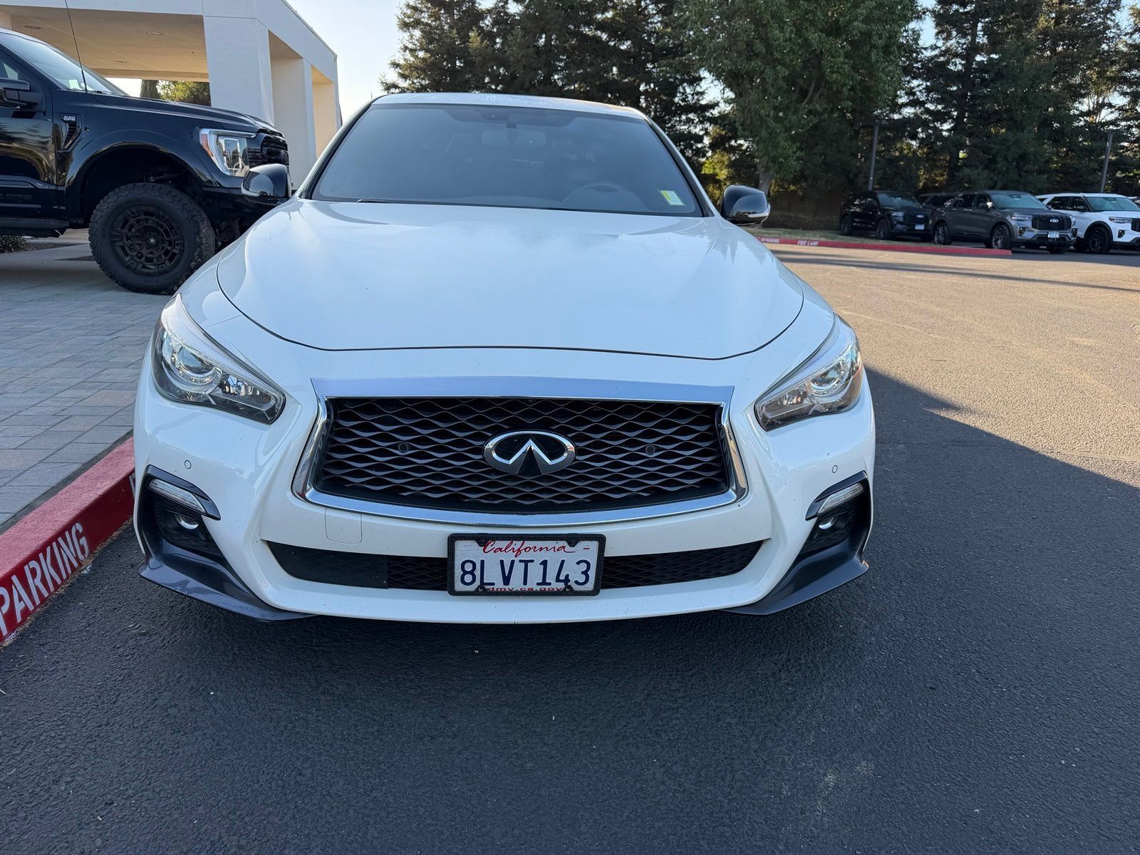 Used 2019 INFINITI Q50 Red Sport 400 w/ Sensory Package RWD image 8