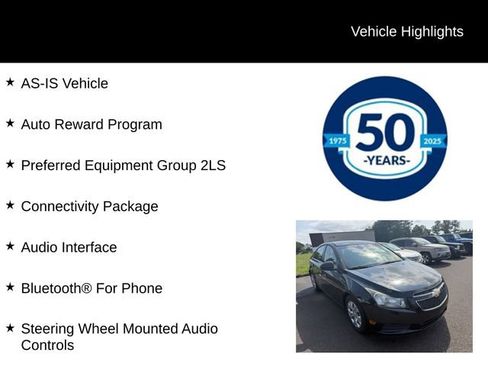 Used 2012 Chevrolet Cruze LS w/ Connectivity Package FWD image 6