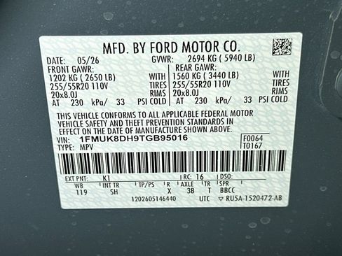 New 2026 Ford Explorer Active w/ Active Comfort Package AWD/4WD image 19