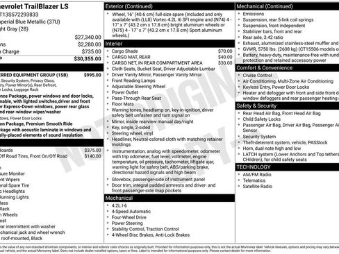 Used 2007 Chevrolet TrailBlazer LS w/ LS Preferred Equipment Group AWD/4WD image 2