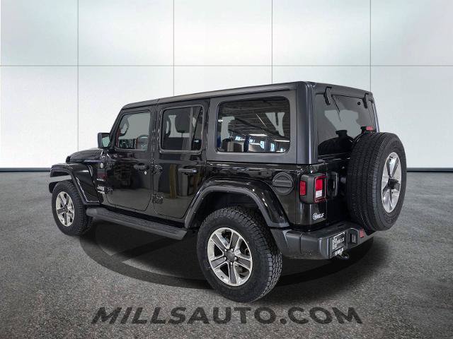 Used 2021 Jeep Wrangler Unlimited Sahara w/ Uconnect 4C Nav & Sound Group AWD/4WD image 4