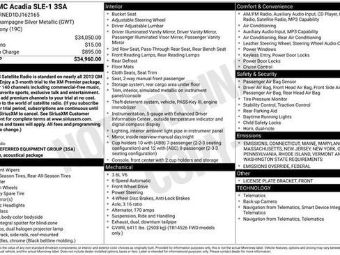 Used 2013 GMC Acadia SLE image 33