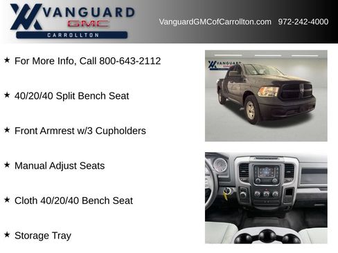 Used 2018 RAM 1500 Tradesman w/ Popular Equipment Group RWD image 12