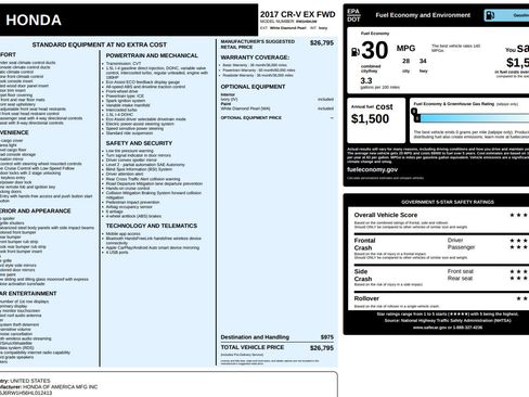 Used 2017 Honda CR-V EX image 30