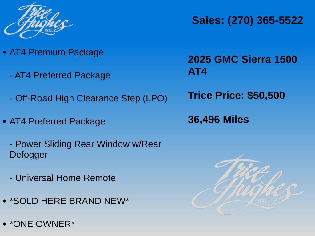 Used 2025 GMC Sierra 1500 AT4 w/ AT4 Premium Package AWD/4WD image 7