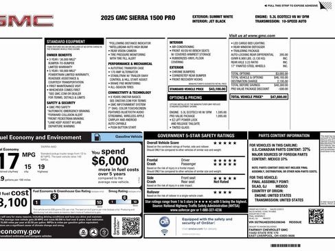 New 2025 GMC Sierra 1500 Pro w/ Pro Value Package image 4
