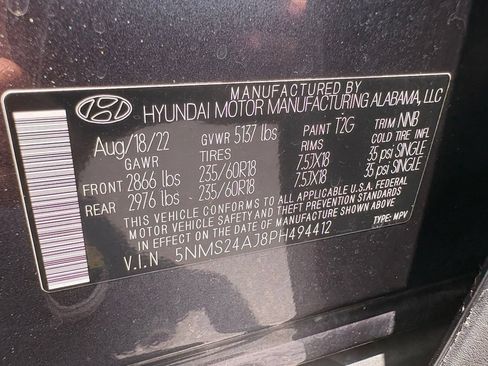 Used 2023 Hyundai Santa Fe SEL FWD image 34