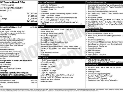 New 2026 GMC Terrain Denali w/ LPO, Black Badging Package image 5