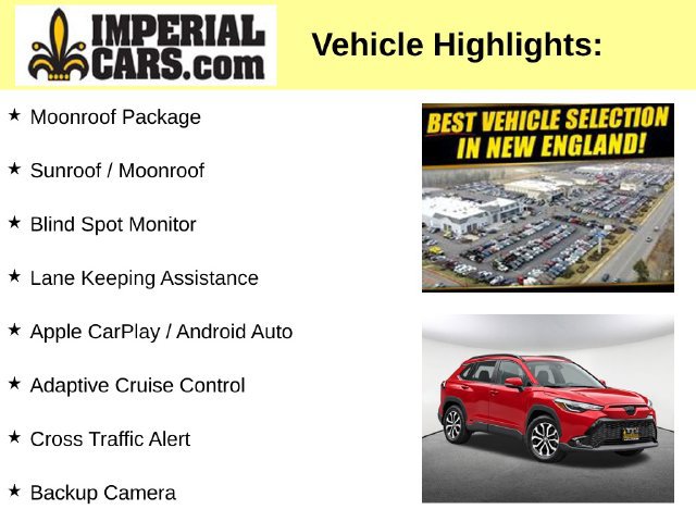 Used 2024 Toyota Corolla Cross AWD Hybrid w/ Moonroof Package image 8