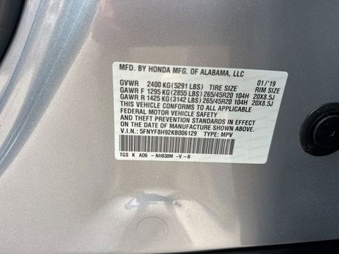 Used 2019 Honda Passport Touring image 36