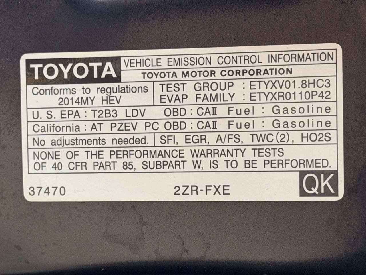 Used 2014 Toyota Prius Two FWD image 15