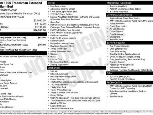 Used 2014 RAM 1500 Tradesman w/ Popular Equipment Group AWD/4WD image 2