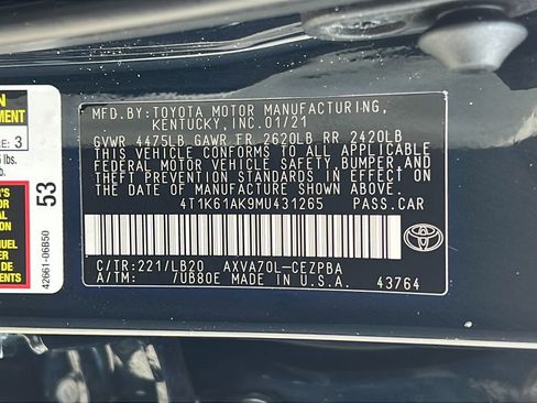 Used 2021 Toyota Camry XSE FWD image 23