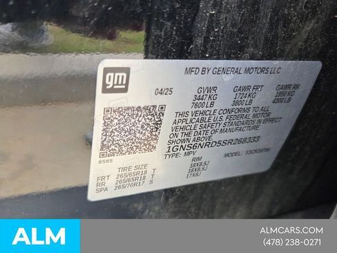 Used 2025 Chevrolet Tahoe LT AWD/4WD image 13