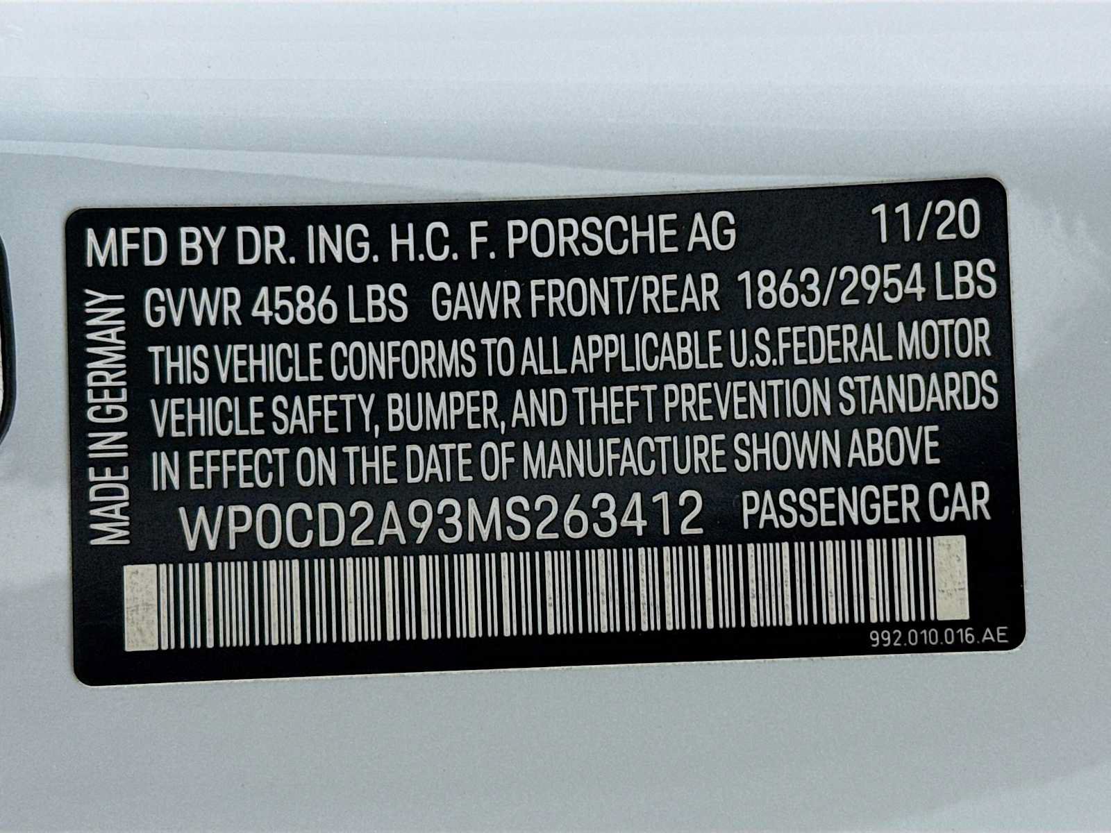 Certified 2021 Porsche 911 Turbo S AWD/4WD image 33