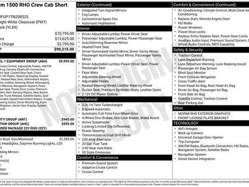 New 2026 RAM 1500 RHO w/ RHO Level 1 Equipment Group AWD/4WD image 40
