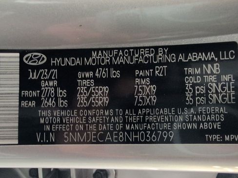 Certified 2022 Hyundai Tucson Limited w/ Cargo Package AWD/4WD image 31