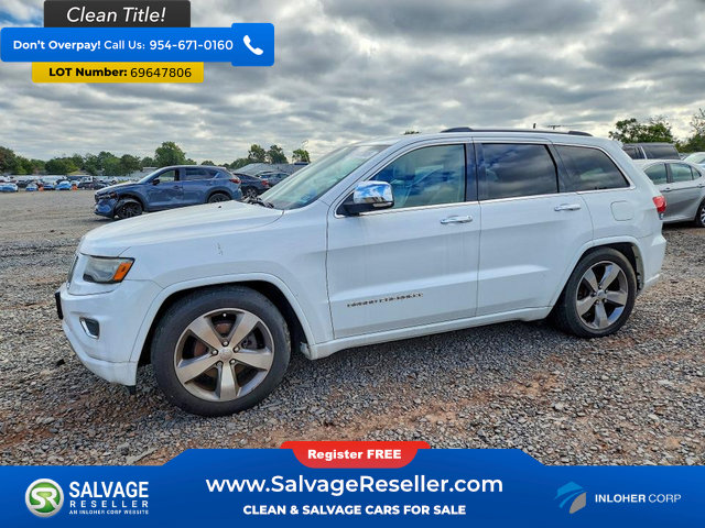 Used 2014 Jeep Grand Cherokee Overland AWD/4WD image 1