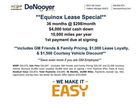 New 2026 Chevrolet Equinox LT w/ Convenience Package II image 2