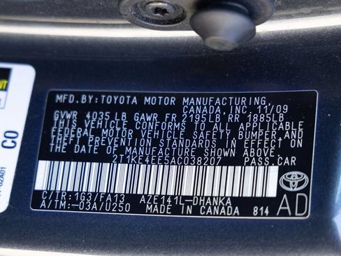 Used 2010 Toyota Matrix S w/ All Weather Guard Pkg FWD image 19
