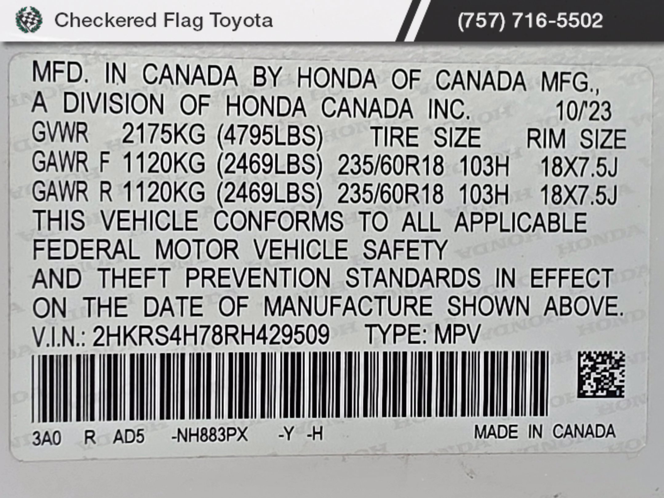 Used 2024 Honda CR-V EX-L image 27