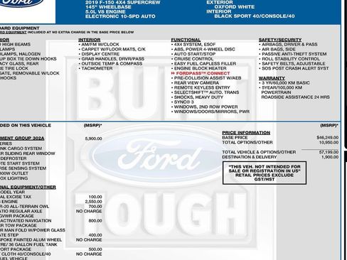 Used 2019 Ford F150 XLT w/ Equipment Group 302A Luxury image 3