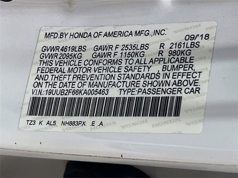 Used 2019 Acura TLX V6 w/ Technology & A-SPEC Pkg image 36