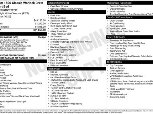 Used 2022 RAM 1500 Warlock w/ Electronics Group AWD/4WD image 2
