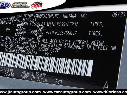 Used 2021 Toyota Sienna LE FWD image 24
