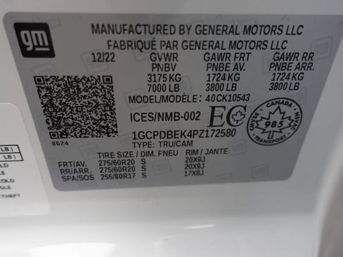 Used 2023 Chevrolet Silverado 1500 Custom image 18