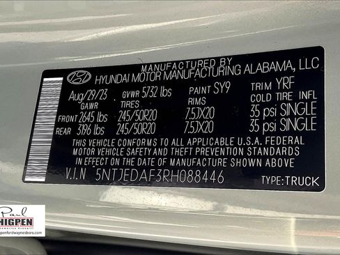 Used 2024 Hyundai Santa Cruz Limited image 35