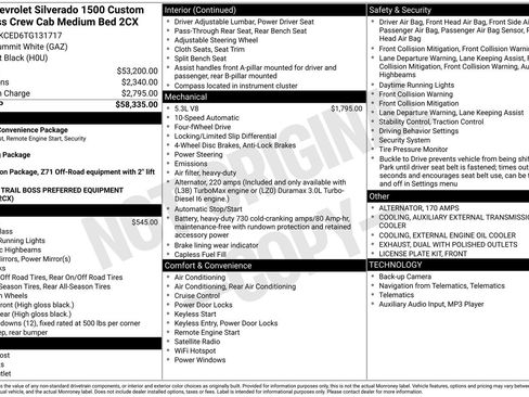 New 2026 Chevrolet Silverado 1500 Custom Trail Boss image 5