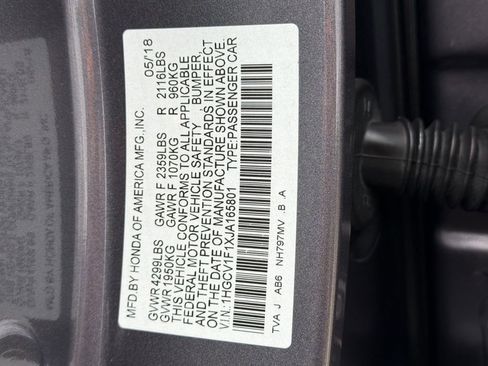 Used 2018 Honda Accord LX image 32