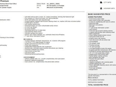 Used 2012 Audi A7 3.0T Prestige image 63