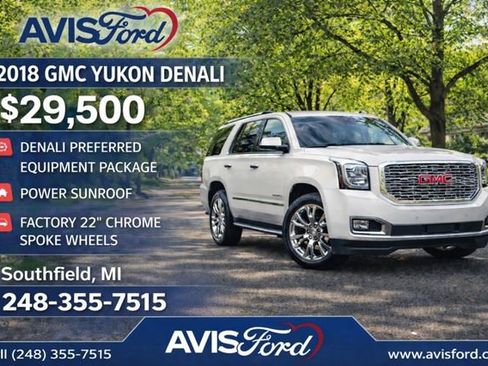 Used 2018 GMC Yukon Denali AWD/4WD image 1