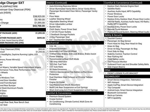 Used 2023 Dodge Charger SXT w/ Blacktop Package image 2