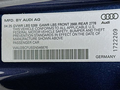 Used 2025 Audi A5 2.0T Premium Plus w/ Premium Plus AWD/4WD image 24