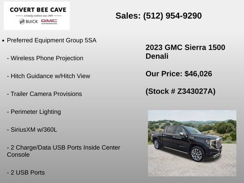 Used 2023 GMC Sierra 1500 Denali w/ Denali Reserve Package RWD image 30