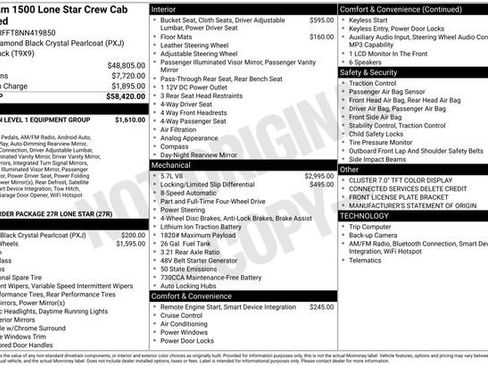 Used 2022 RAM 1500 Lone Star image 25