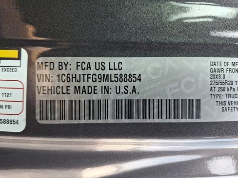 Used 2021 Jeep Gladiator Overland AWD/4WD image 28