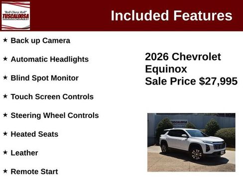 Used 2026 Chevrolet Equinox LT w/ Convenience Package II FWD image 6