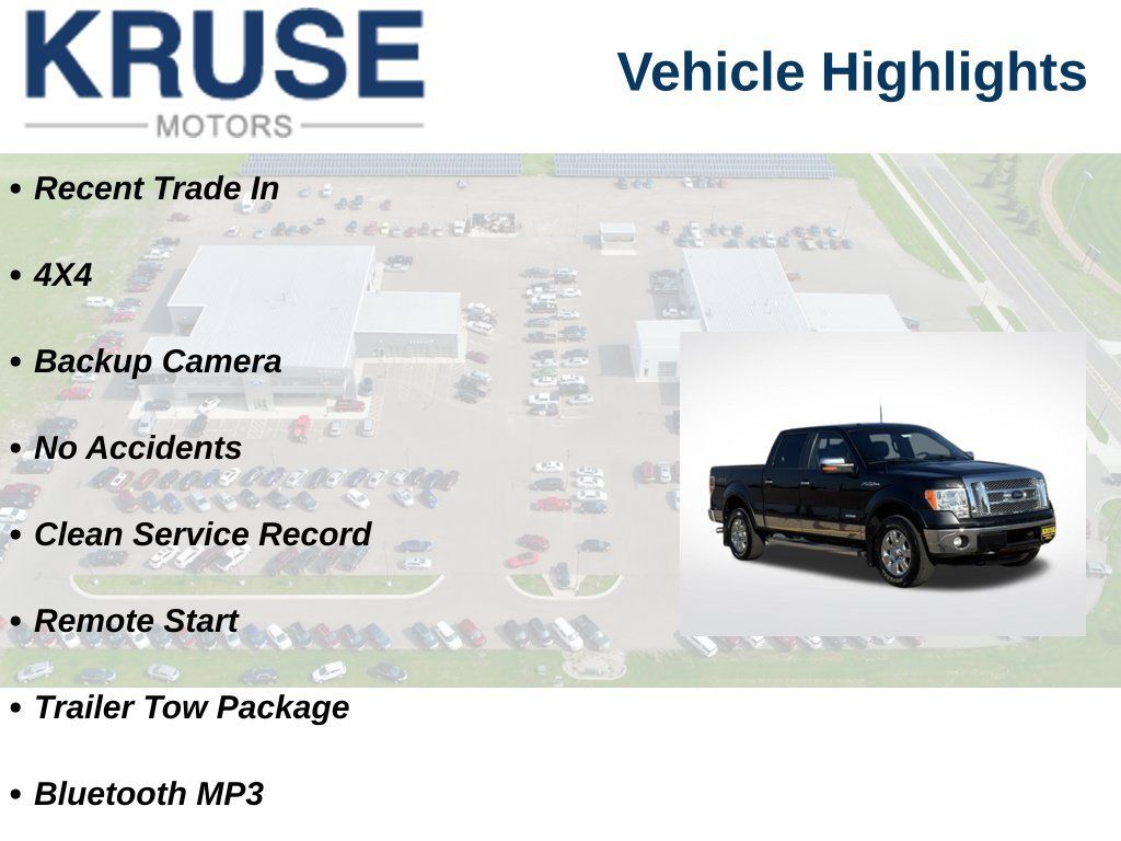 Used 2012 Ford F150 Lariat w/ Lariat Chrome Pkg AWD/4WD image 26