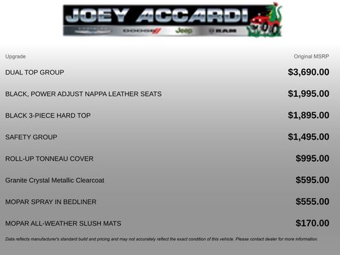 New 2026 Jeep Gladiator Rubicon w/ Dual Top Group image 3