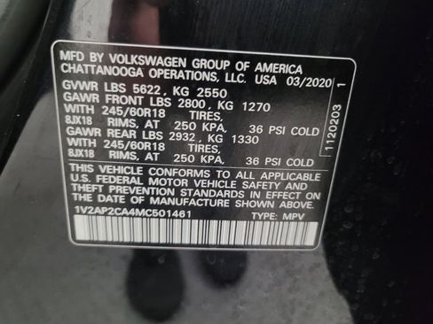 Used 2021 Volkswagen Atlas S image 33