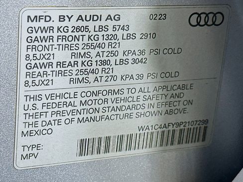 Used 2023 Audi SQ5 Prestige w/ Prestige Package AWD/4WD image 24