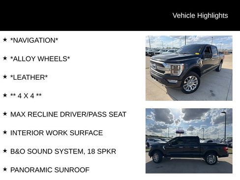 Certified 2021 Ford F150 Limited AWD/4WD image 4
