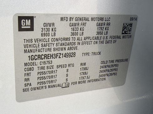 Used 2015 Chevrolet Silverado 1500 LT w/ LT Convenience Package RWD image 22